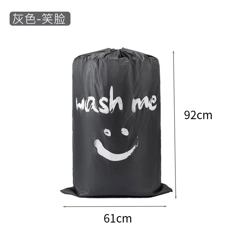 Cross-Border Drawstring Laundry Bag, Waterproof Oxford Cloth Portable Travel Storage Bag, Moving Packing Drawstring Bag