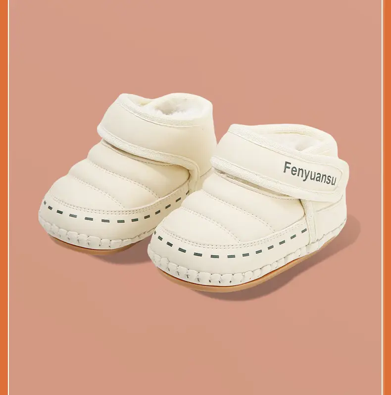 Baby Cotton Snow Boots 6-12M Fleece Lined Warm — feature 27
