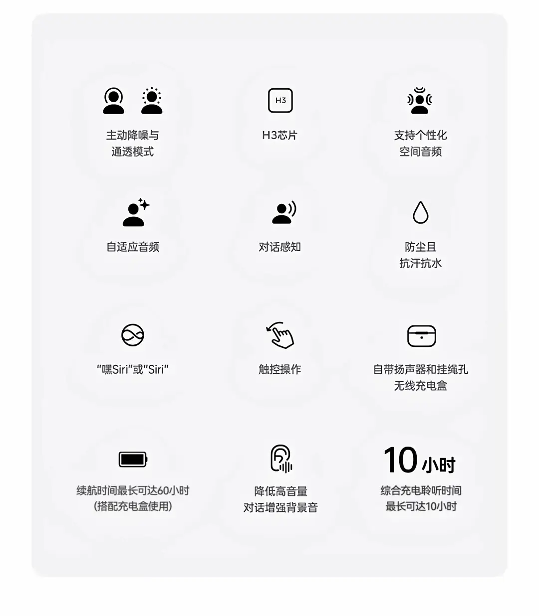 New Wireless Pro3 Bluetooth Headphones with Long Battery Life, Original Active Noise-Cancelling Headphones, Huaqiangbei Bluetooth Headphones — feature 3