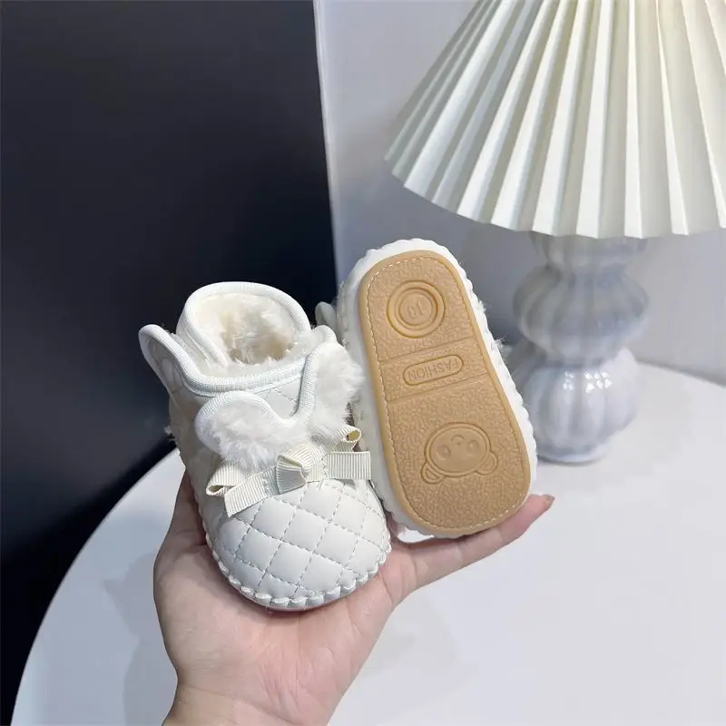 Baby Winter Plush Shoes 0-1Yr Warm Anti-Fall