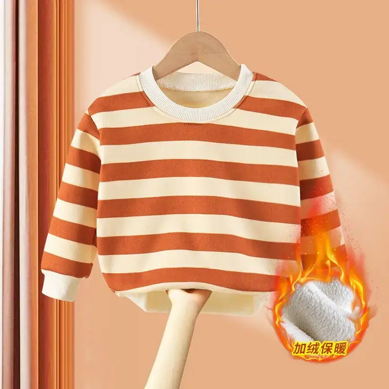 Children's Fleece Sweater New Year's Greetings Warm Long Sleeve - Image 6