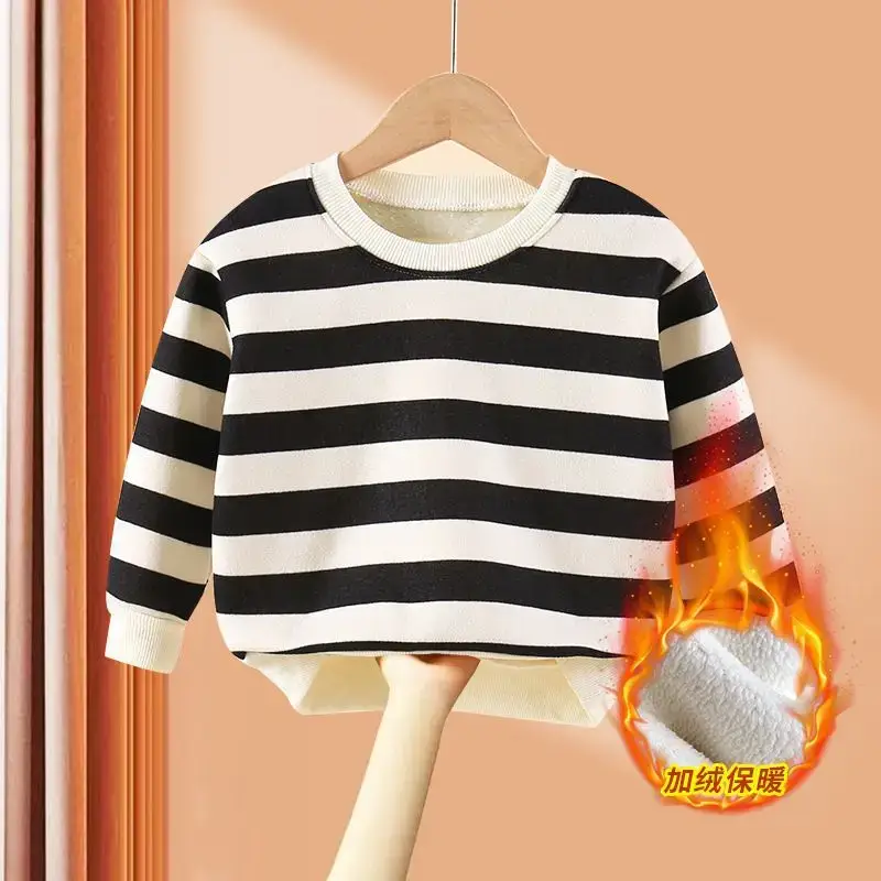 Children's Fleece Sweater New Year's Greetings Warm Long Sleeve - Image 7