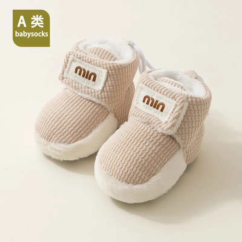 Newborn Baby Warm Velvet Shoes 0-1 Years - Image 3