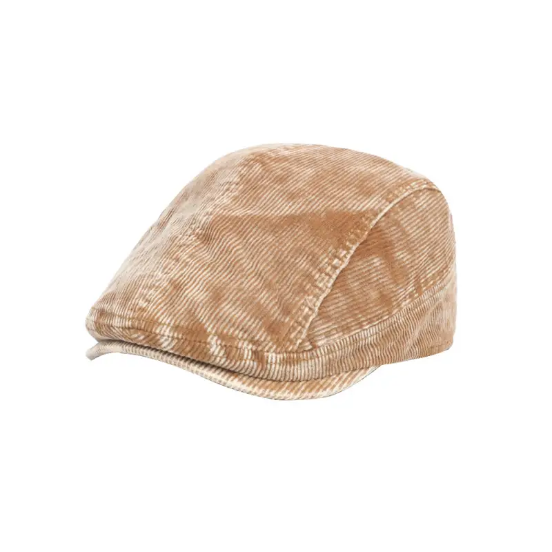 Women Distressed Denim Cap Winter Brown - Image 10