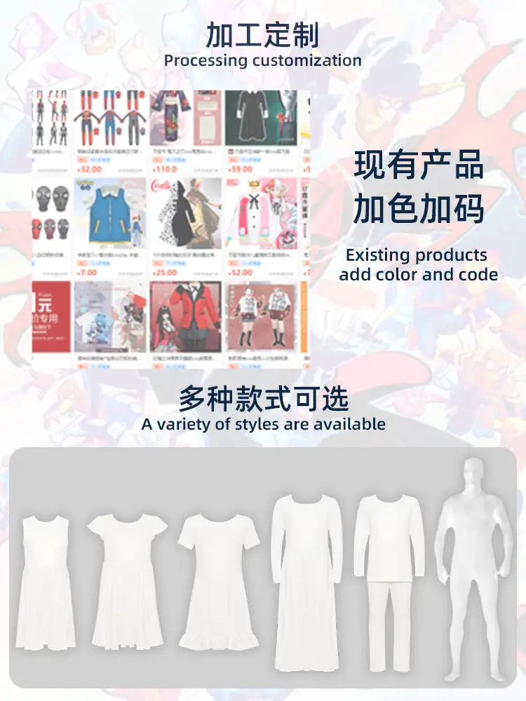 Cross-Border Parallel Universe Gwen Spider Bodysuit Cos Clothes Kidsren Adult Cosplay Costume Jumpsuit - Image 14