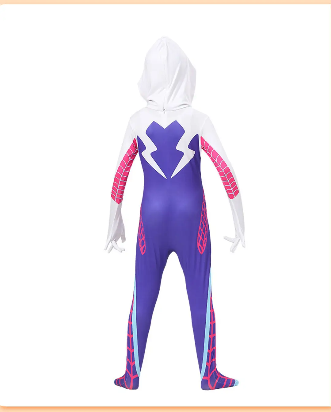 Cross-Border Parallel Universe Gwen Spider Bodysuit Cos Clothes Kidsren Adult Cosplay Costume Jumpsuit — feature 15