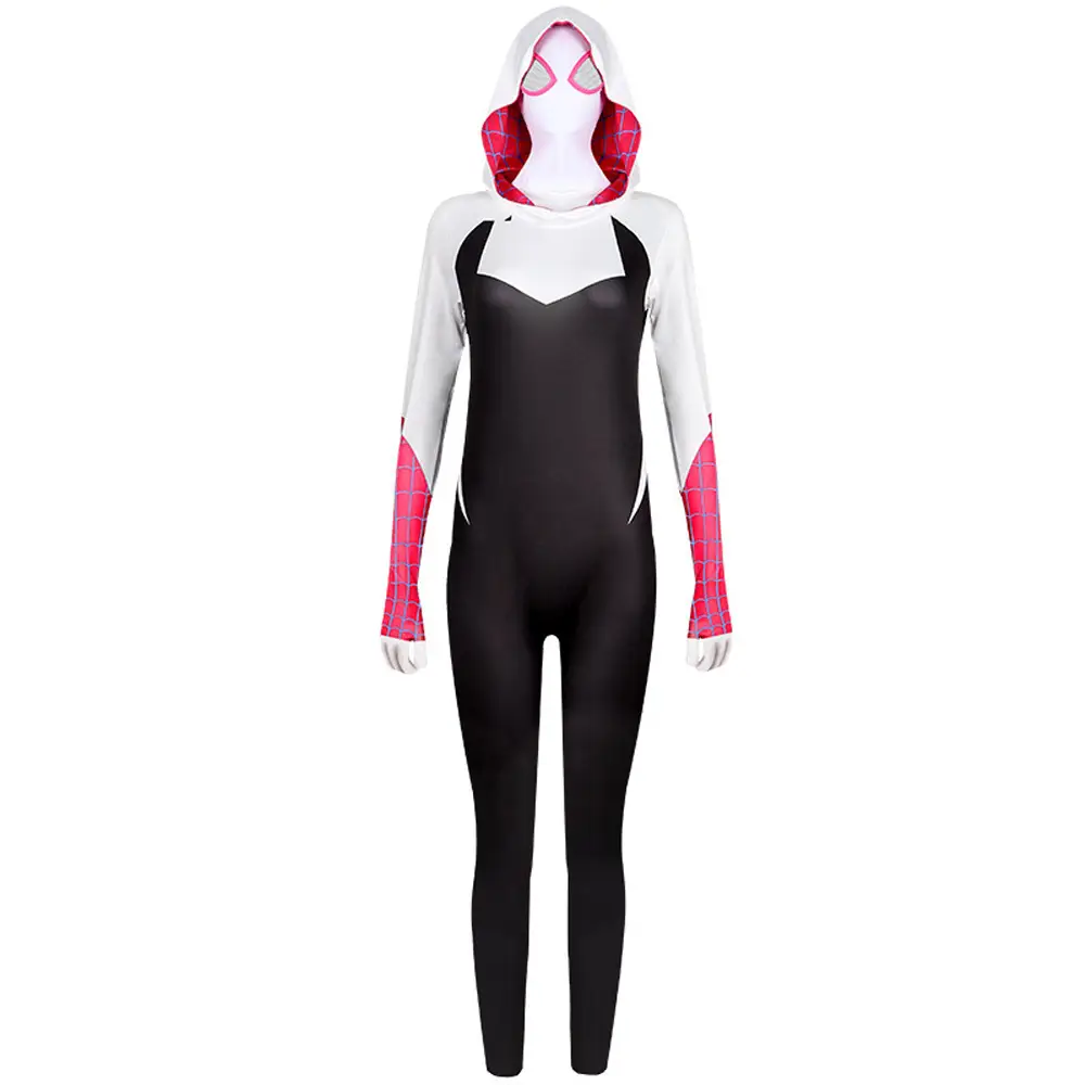 Cross-Border Parallel Universe Gwen Spider Bodysuit Cos Clothes Kidsren Adult Cosplay Costume Jumpsuit - Image 7