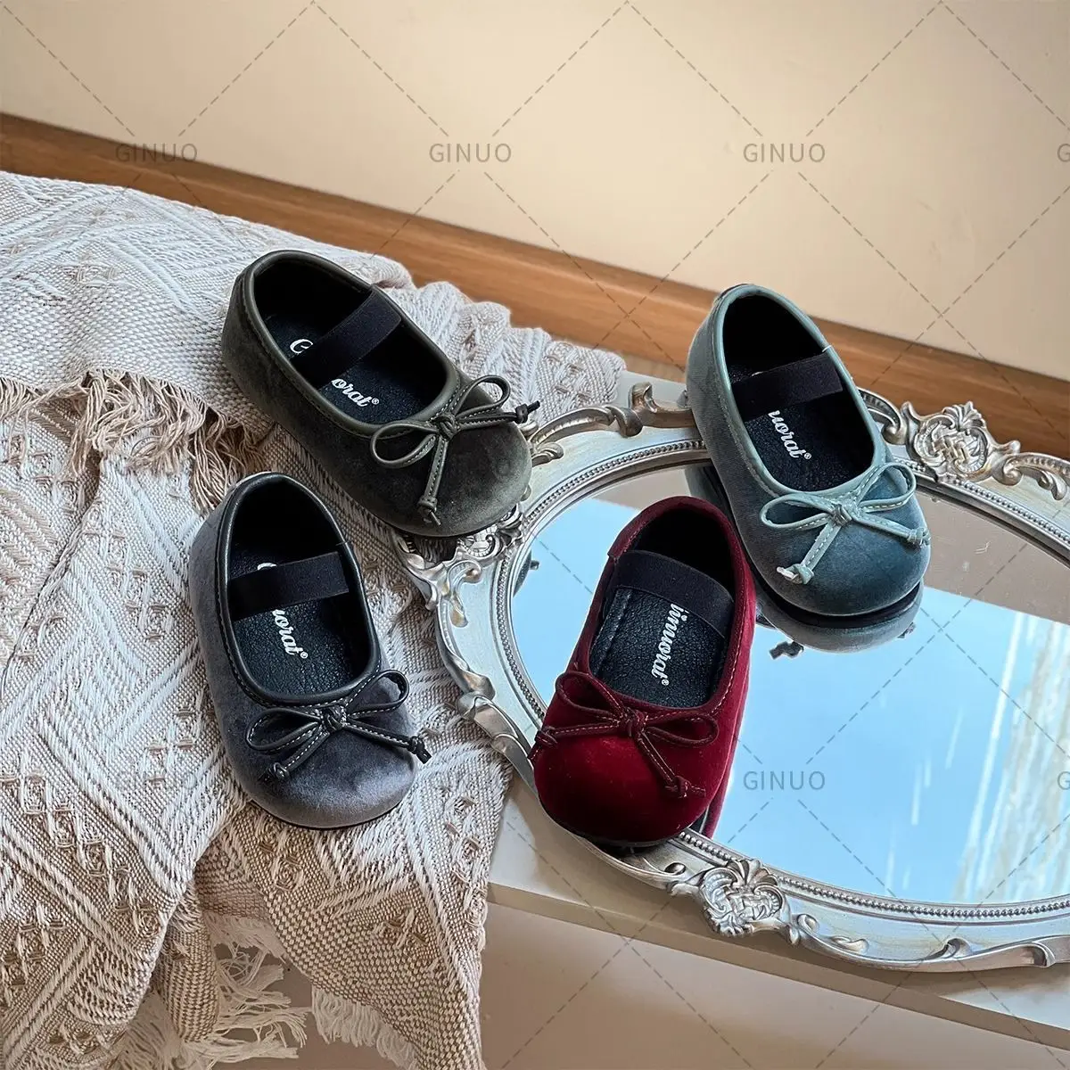 Korean Style Soft Sole Baby Shoes Maroon — feature 5