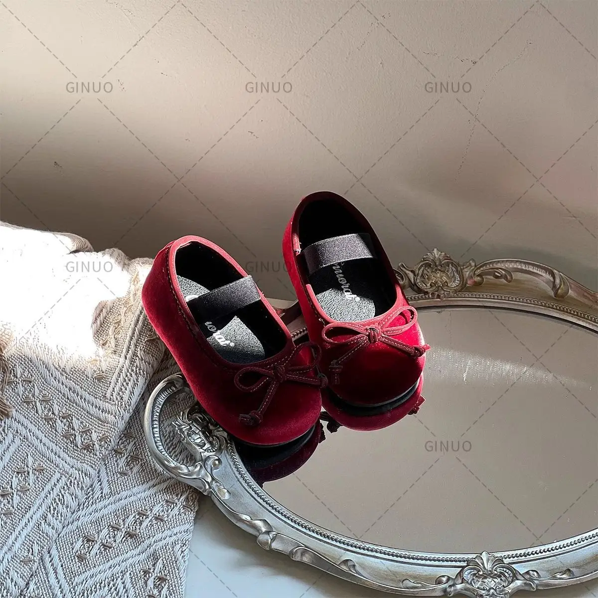 Korean Style Soft Sole Baby Shoes Maroon — feature 8
