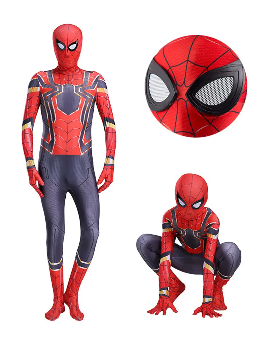 Miles Morales Spider-Man Cosplay Adult Costume Halloween Spider-Man Tights - Image 14