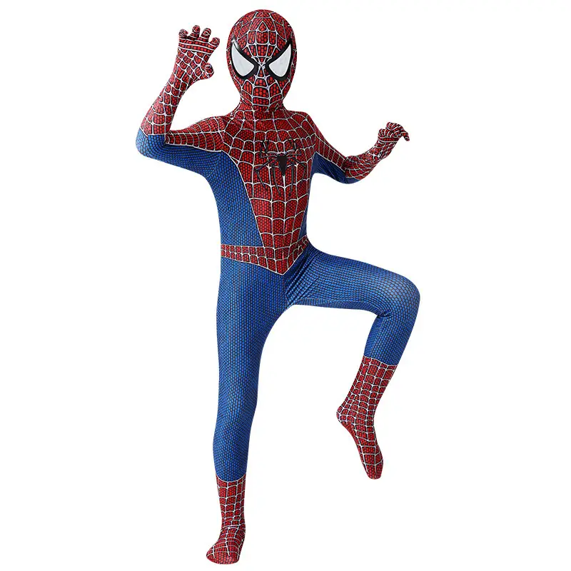 Miles Morales Spider-Man Cosplay Adult Costume Halloween Spider-Man Tights — feature 14