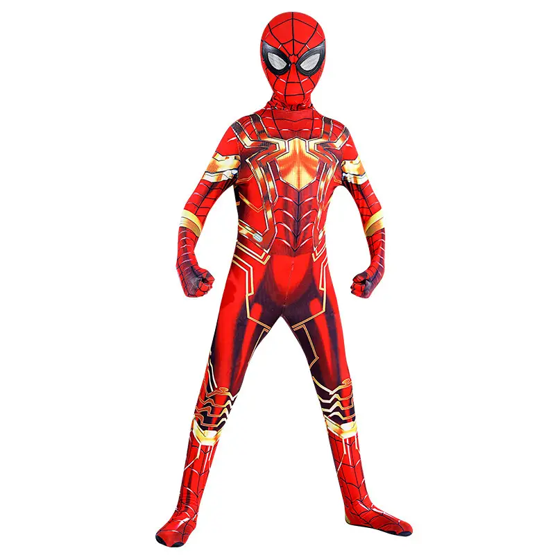 Miles Morales Spider-Man Cosplay Adult Costume Halloween Spider-Man Tights — feature 16