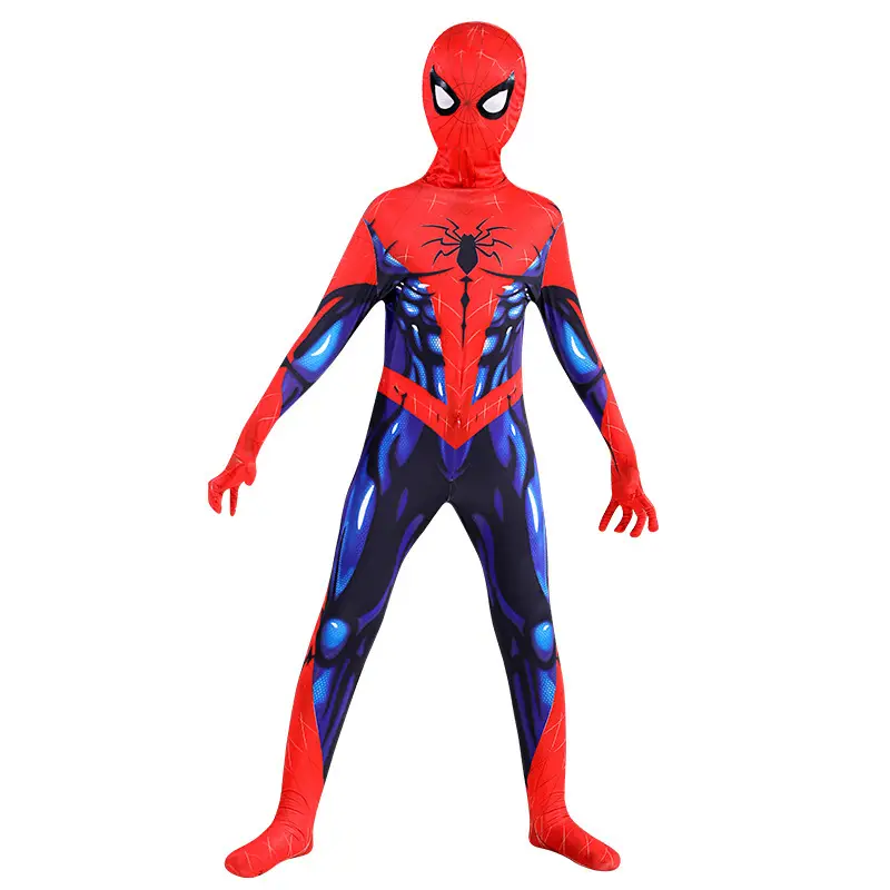 Miles Morales Spider-Man Cosplay Adult Costume Halloween Spider-Man Tights — feature 17