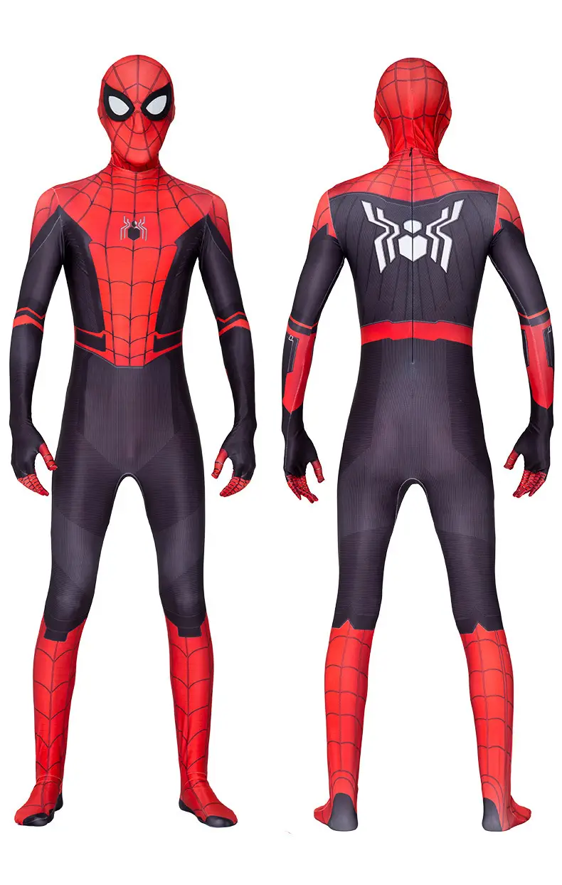 Miles Morales Spider-Man Cosplay Adult Costume Halloween Spider-Man Tights — feature 19