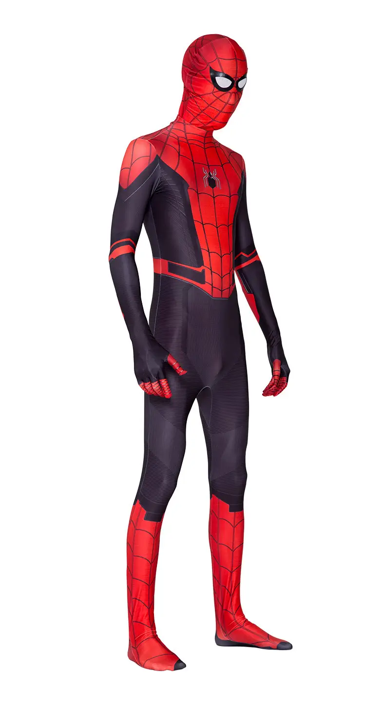 Miles Morales Spider-Man Cosplay Adult Costume Halloween Spider-Man Tights — feature 21