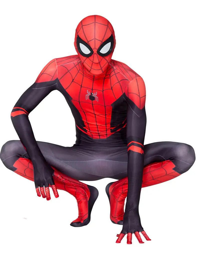 Miles Morales Spider-Man Cosplay Adult Costume Halloween Spider-Man Tights — feature 23