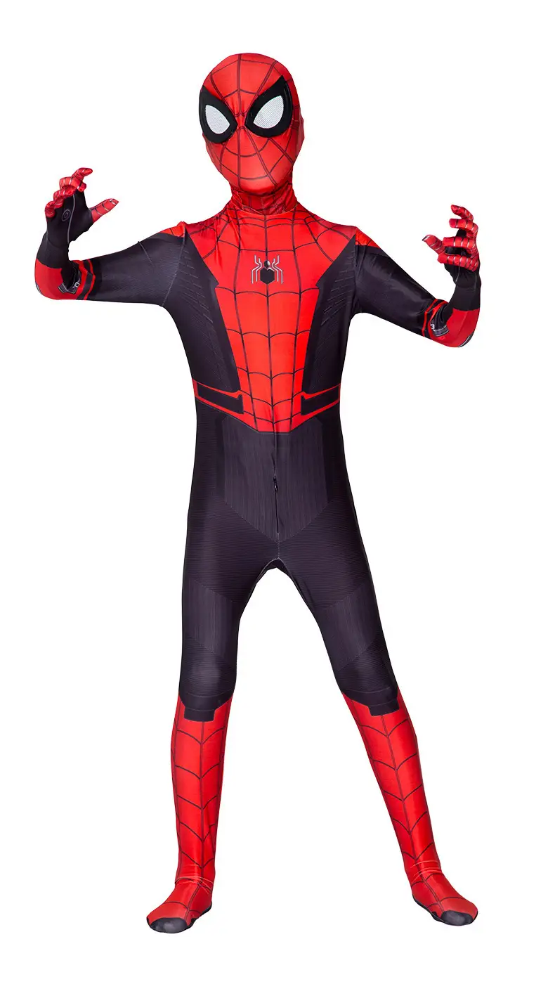 Miles Morales Spider-Man Cosplay Adult Costume Halloween Spider-Man Tights — feature 24