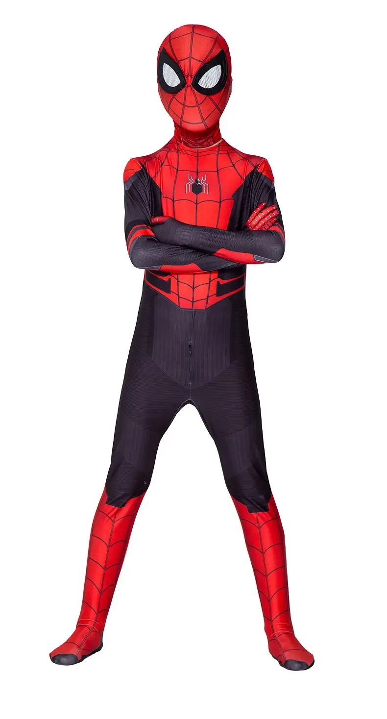 Miles Morales Spider-Man Cosplay Adult Costume Halloween Spider-Man Tights — feature 26