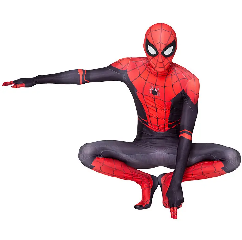 Miles Morales Spider-Man Cosplay Adult Costume Halloween Spider-Man Tights — feature 27