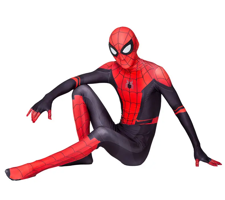 Miles Morales Spider-Man Cosplay Adult Costume Halloween Spider-Man Tights — feature 28