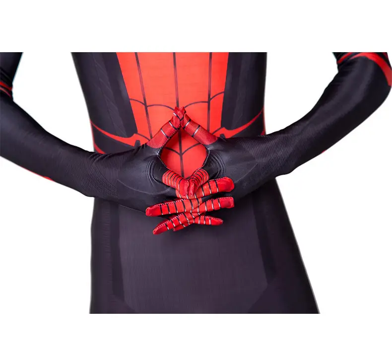 Miles Morales Spider-Man Cosplay Adult Costume Halloween Spider-Man Tights — feature 31
