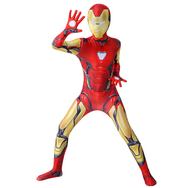 Miles Morales Spider-Man Cosplay Adult Costume Halloween Spider-Man Tights — feature 6