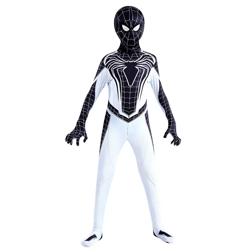 Miles Morales Spider-Man Cosplay Adult Costume Halloween Spider-Man Tights — feature 7