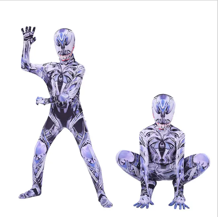 Miles Morales Spider-Man Cosplay Adult Costume Halloween Spider-Man Tights — feature 8