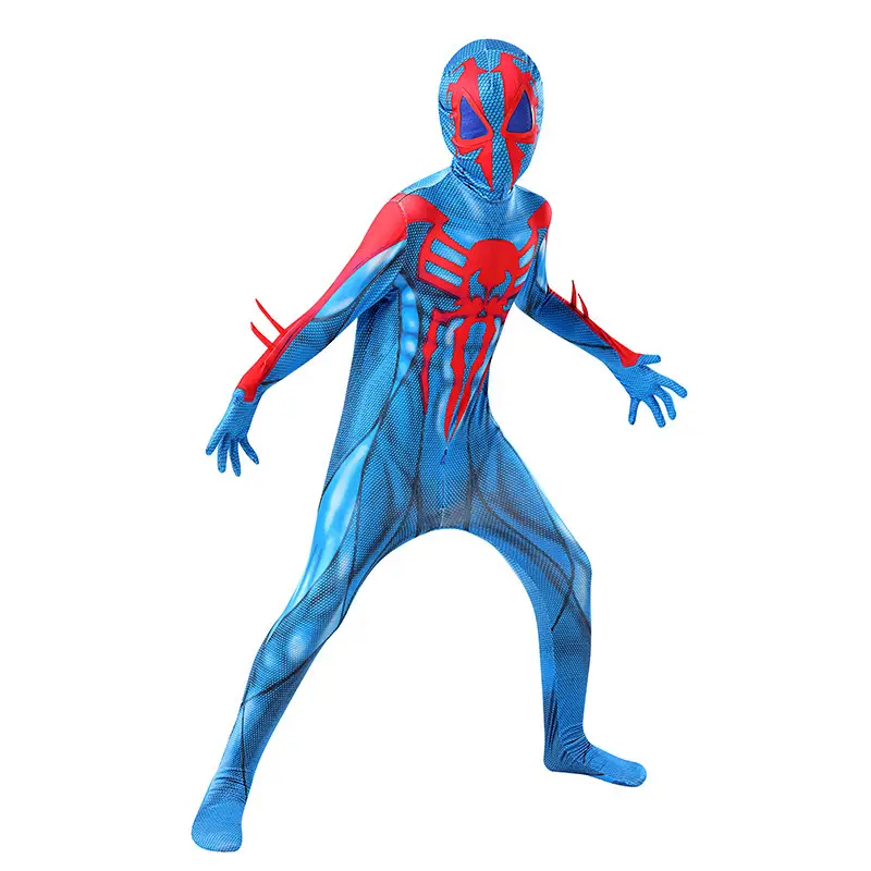 Miles Morales Spider-Man Cosplay Adult Costume Halloween Spider-Man Tights — feature 9