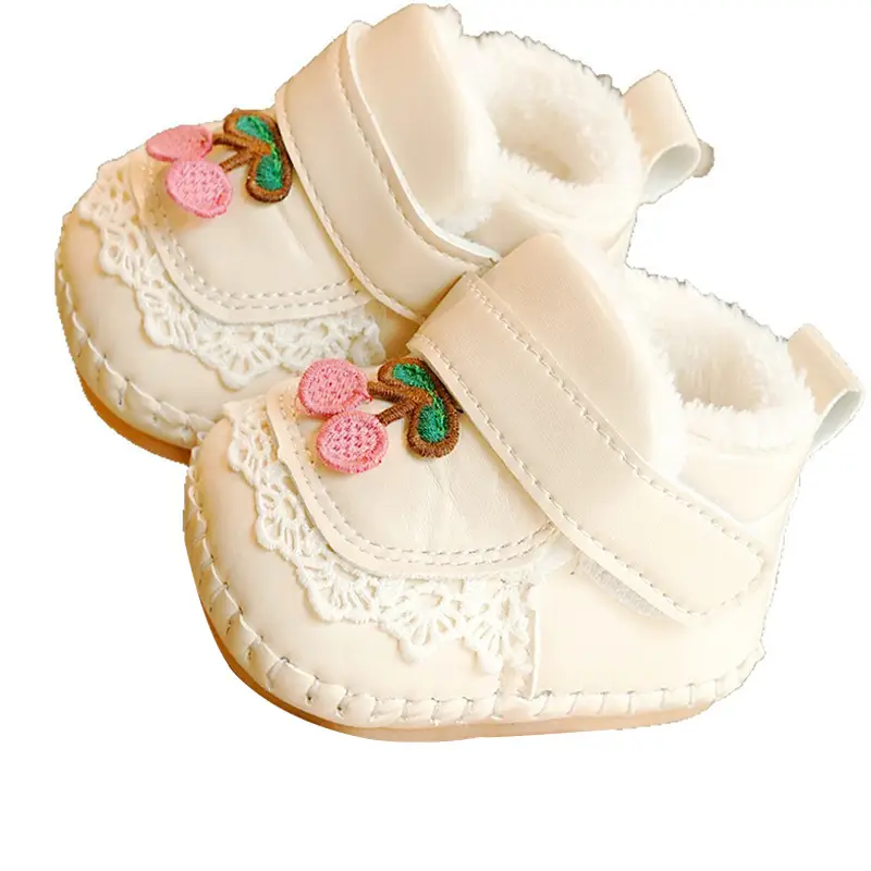 Baby Shoes Fleece Lined Winter Non-Slip 0-1Yr