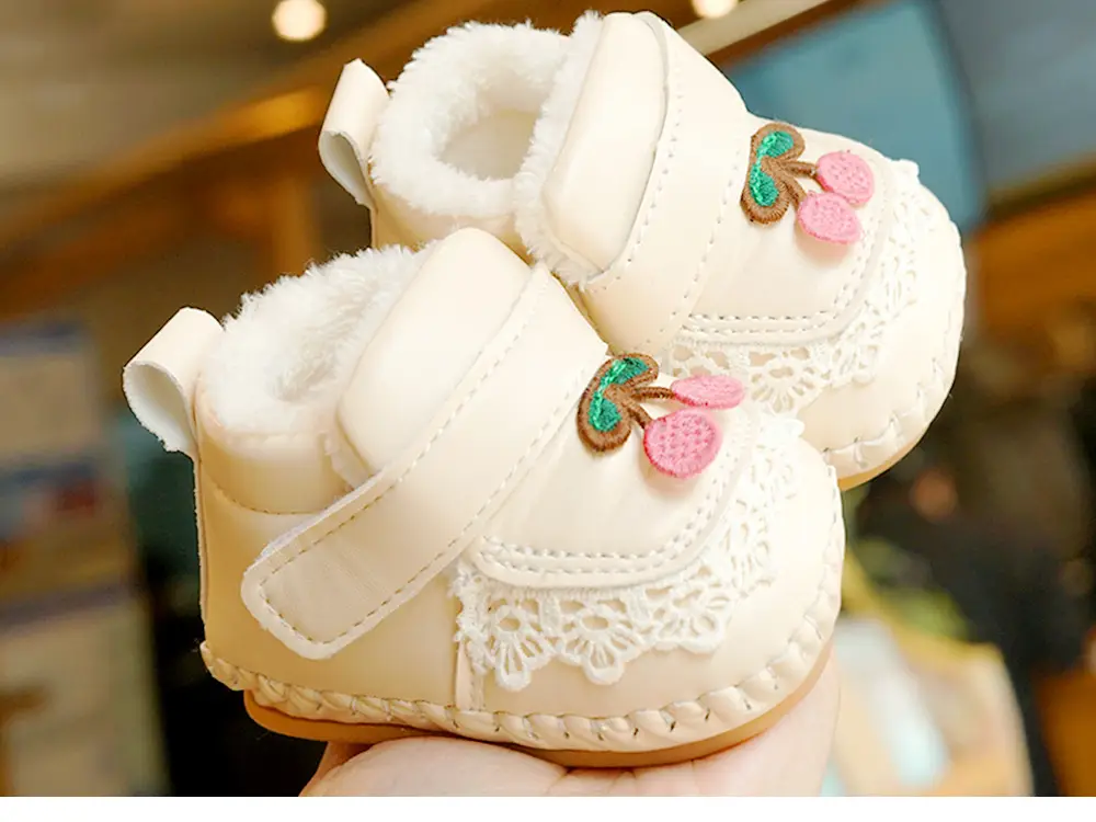 Baby Shoes Fleece Lined Winter Non-Slip 0-1Yr — feature 4
