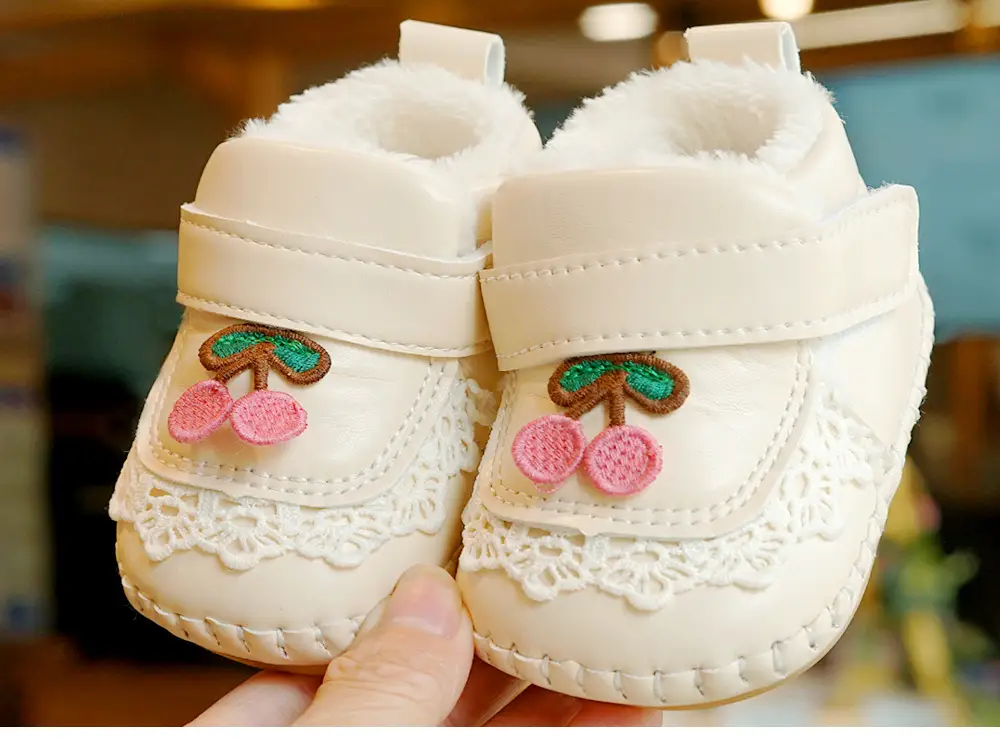 Baby Shoes Fleece Lined Winter Non-Slip 0-1Yr — feature 6