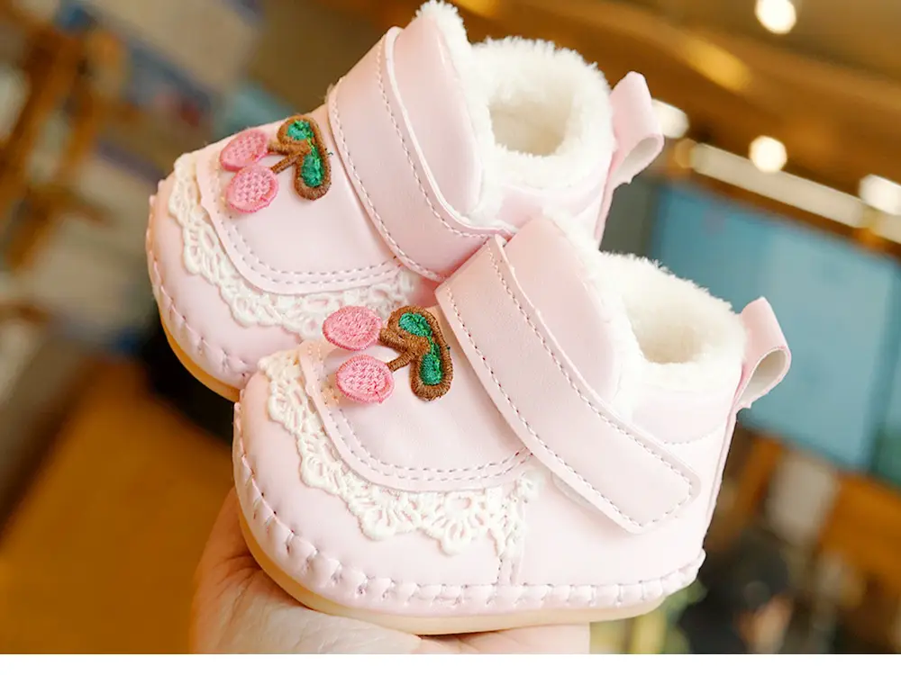 Baby Shoes Fleece Lined Winter Non-Slip 0-1Yr — feature 8