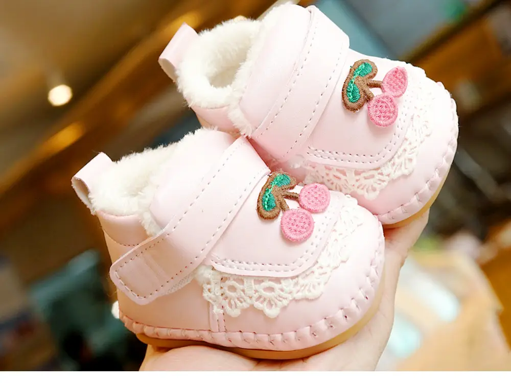 Baby Shoes Fleece Lined Winter Non-Slip 0-1Yr — feature 9