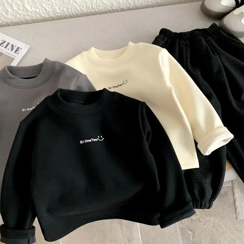 2025 Fleece Lined Black Long Sleeve T-Shirt Medium — feature 4