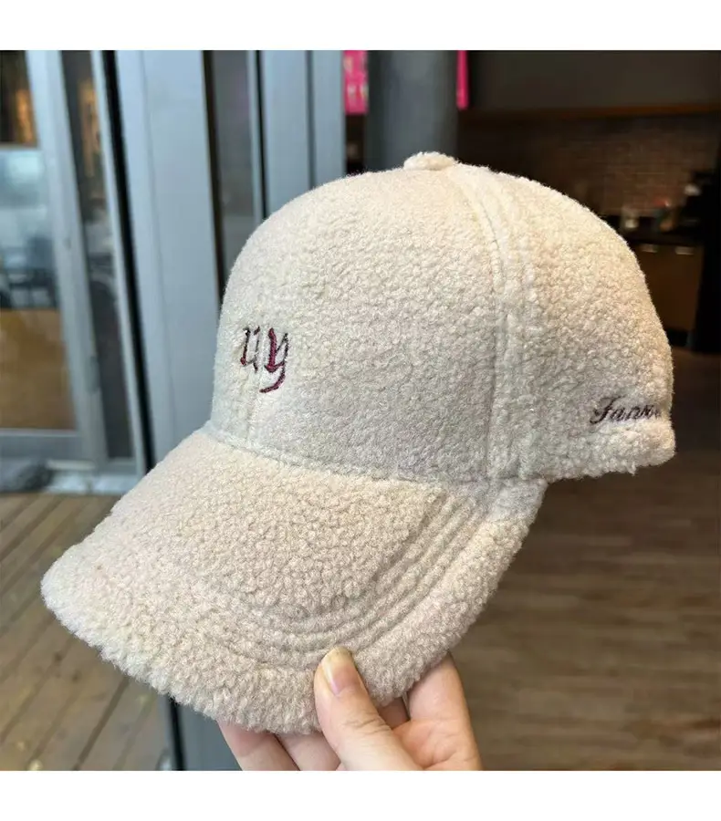 Winter Warm Plush Baseball Cap for Women Men Fleece Cap — feature 14