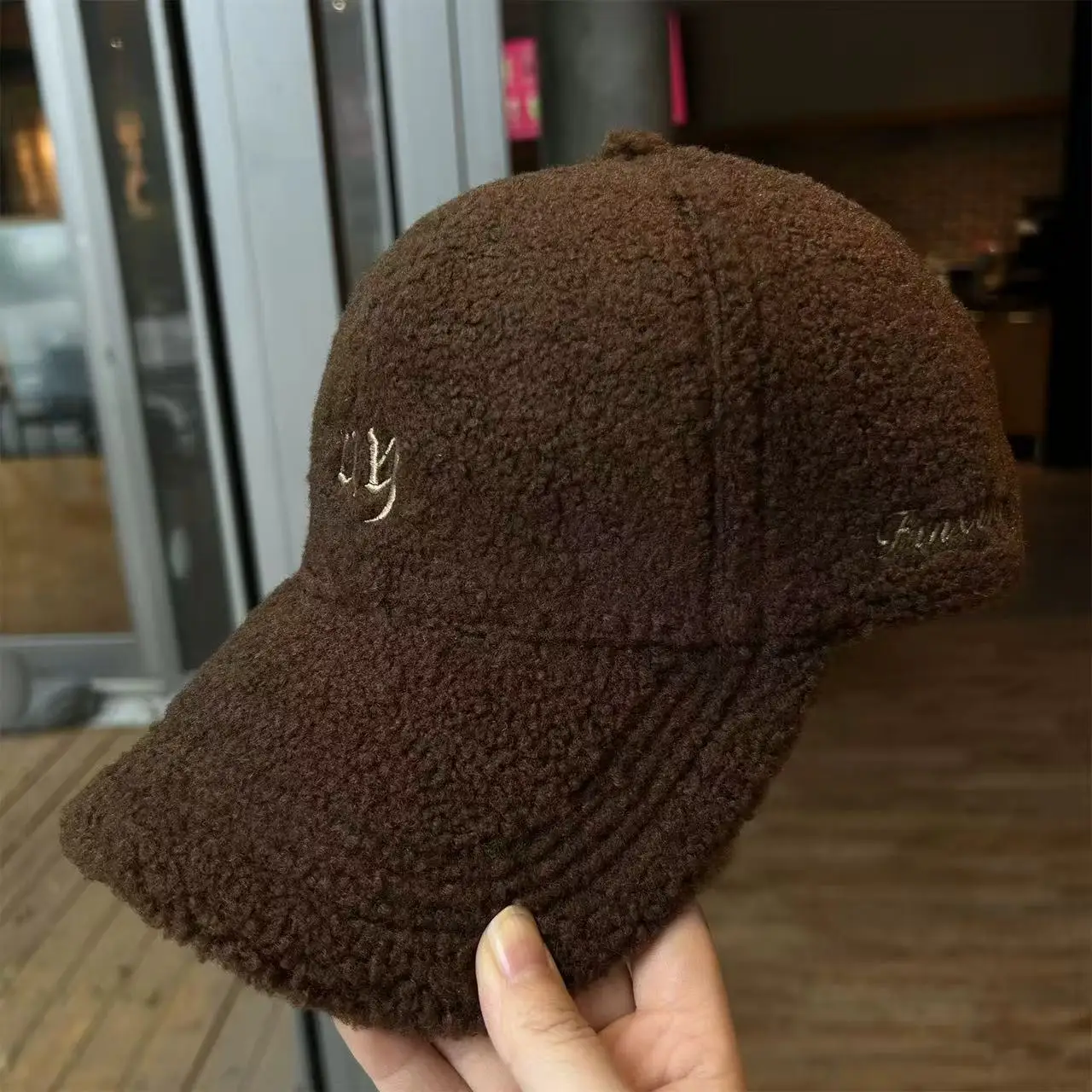 Winter Warm Plush Baseball Cap for Women Men Fleece Cap - Image 3