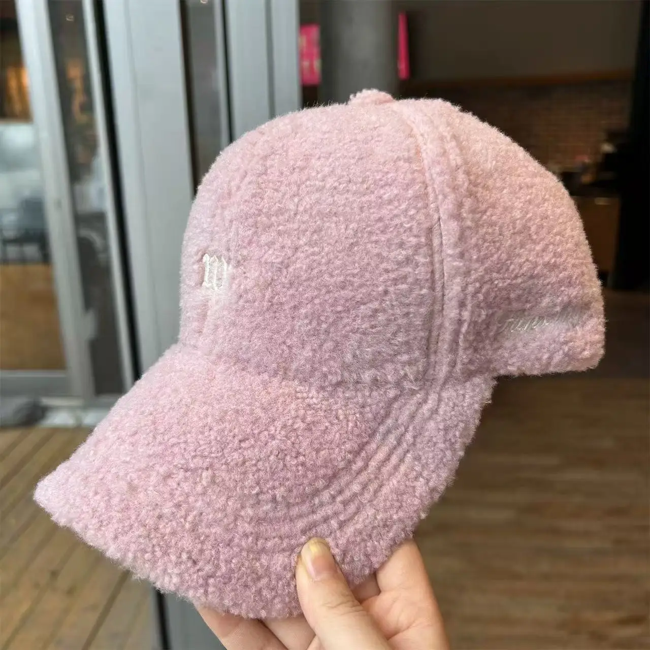 Winter Warm Plush Baseball Cap for Women Men Fleece Cap - Image 5