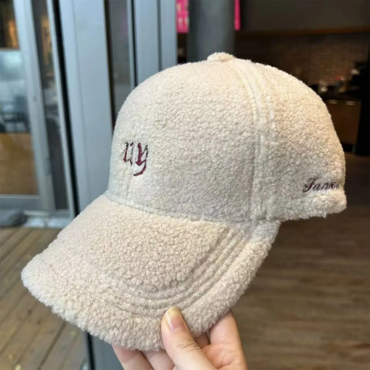Winter Warm Plush Baseball Cap for Women Men Fleece Cap - Image 6