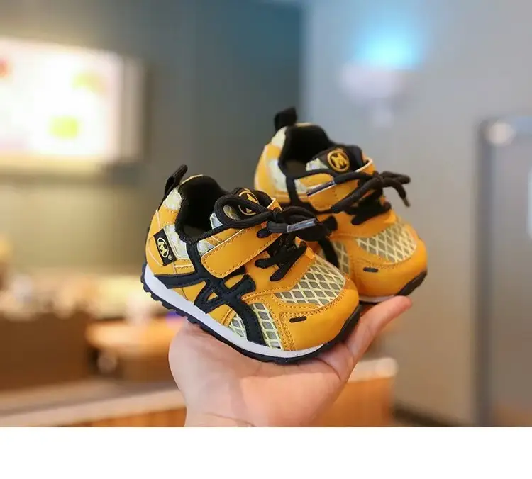 Pink Baby Sneakers with Lace Up Design — feature 13