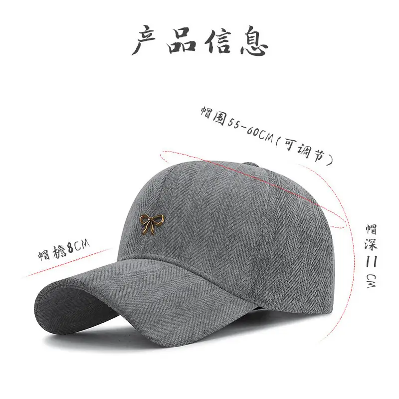 Korean Bowknot Baseball Cap for Men 2025 - Image 10