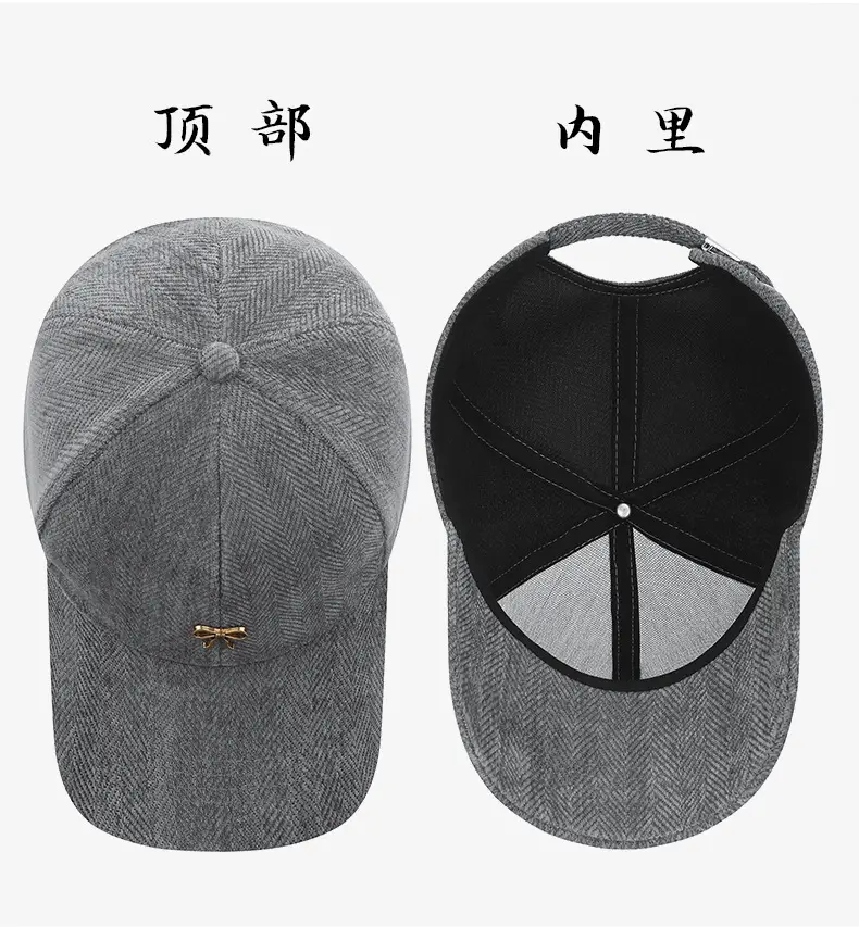 Korean Bowknot Baseball Cap for Men 2025 — feature 11