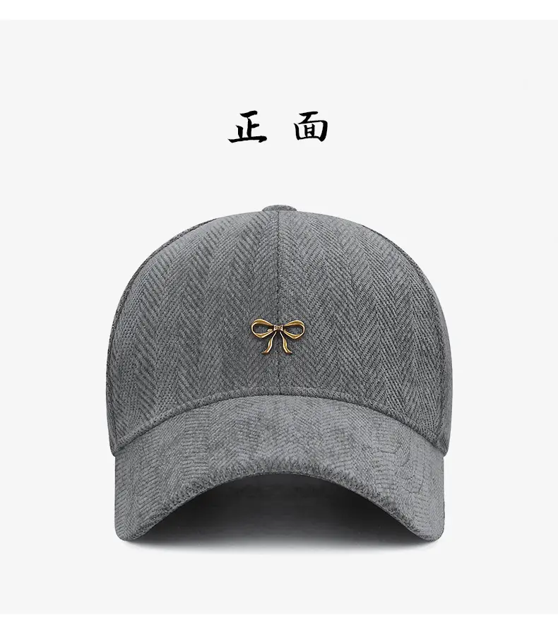 Korean Bowknot Baseball Cap for Men 2025 — feature 7