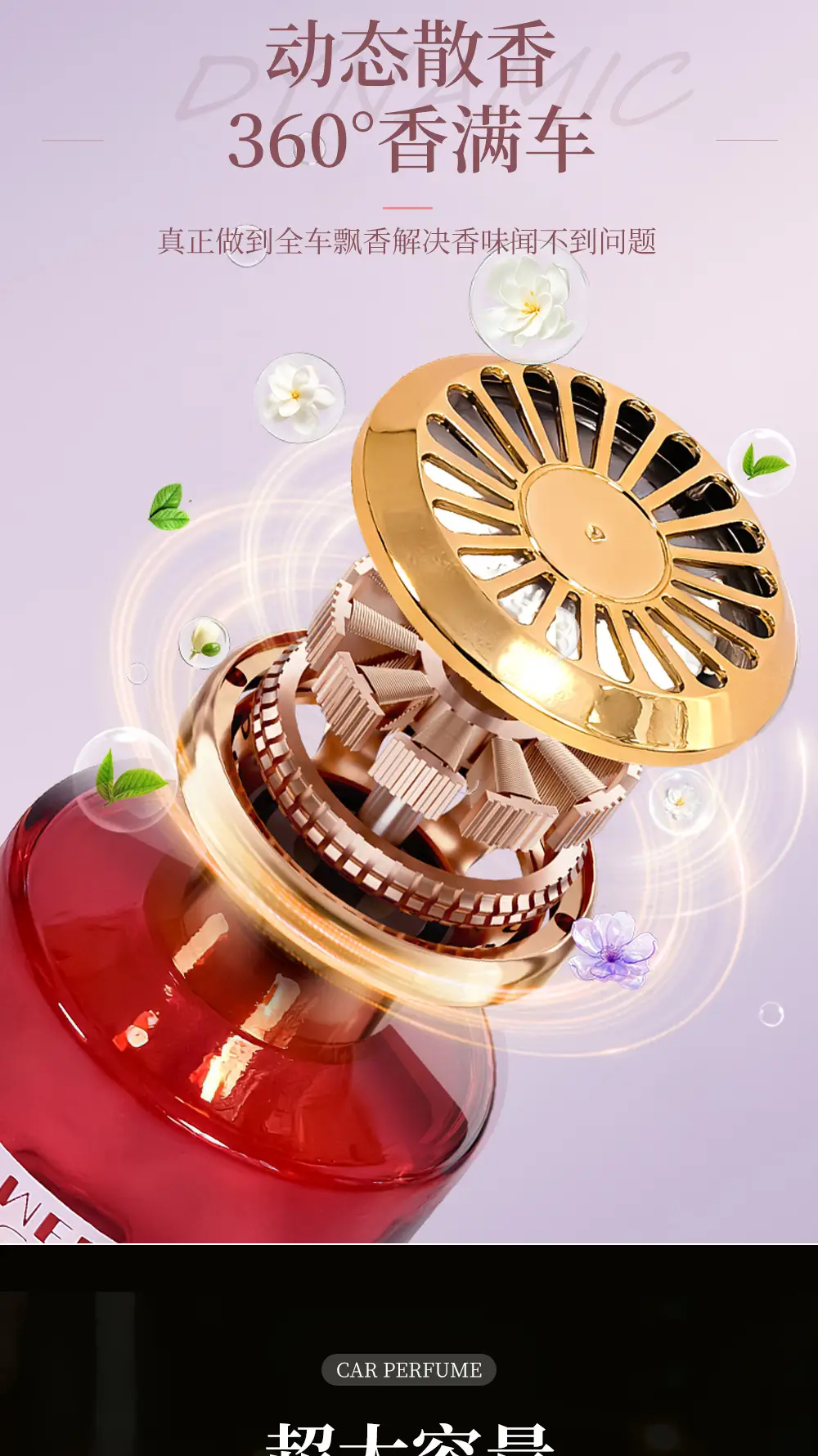 Car-Mounted Aromatherapy with Long-Lasting Fragrance, Special Car Interior Odor Removal, Car-Specific Strong Fragrance Type, Air Vent Aromatherapy — feature 15