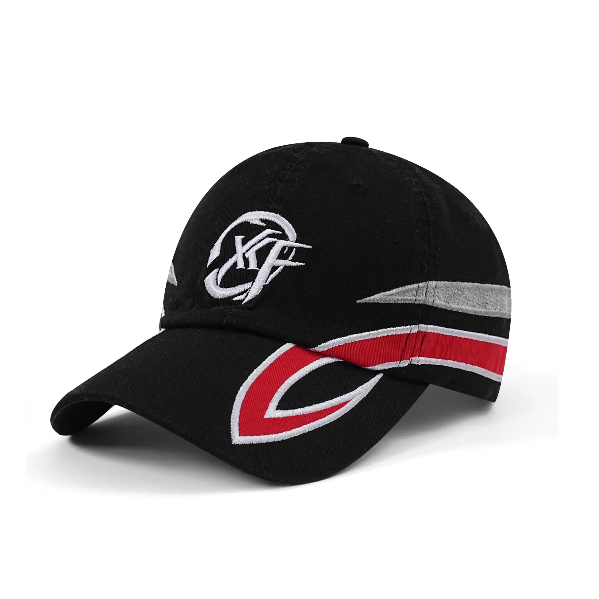 Texas Logo Baseball Cap Men Black Red White - Image 4
