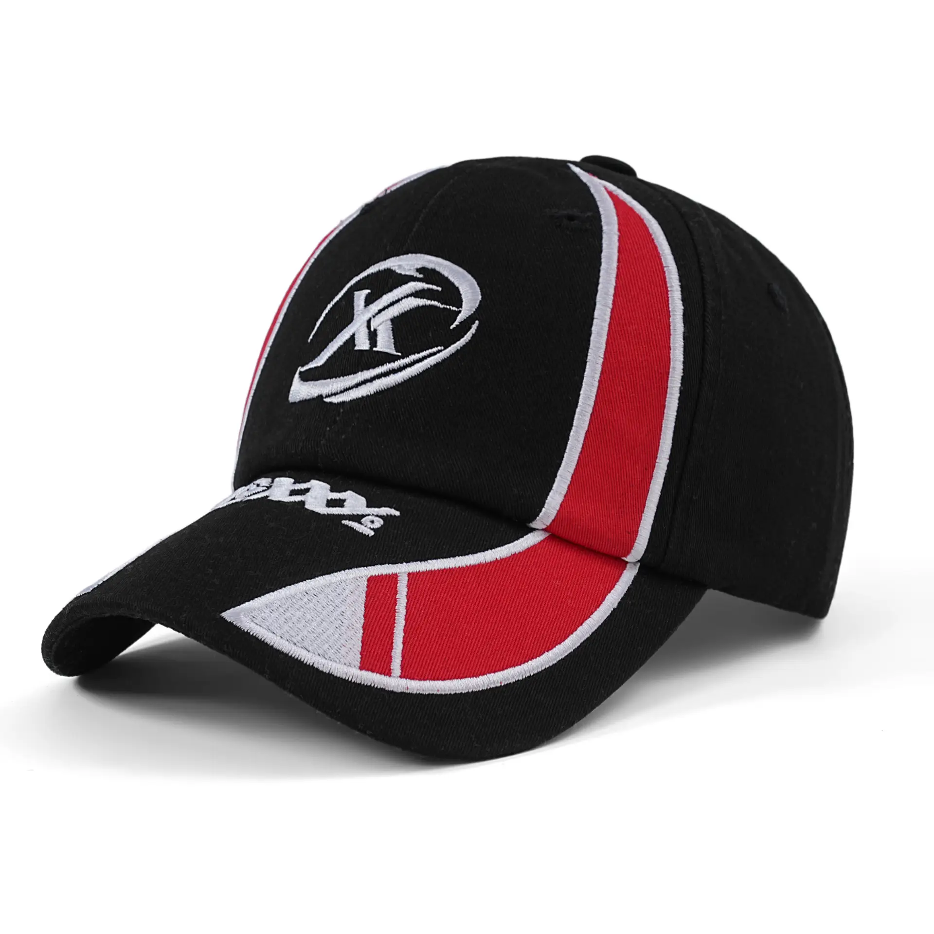 Texas Logo Baseball Cap Men Black Red White - Image 5