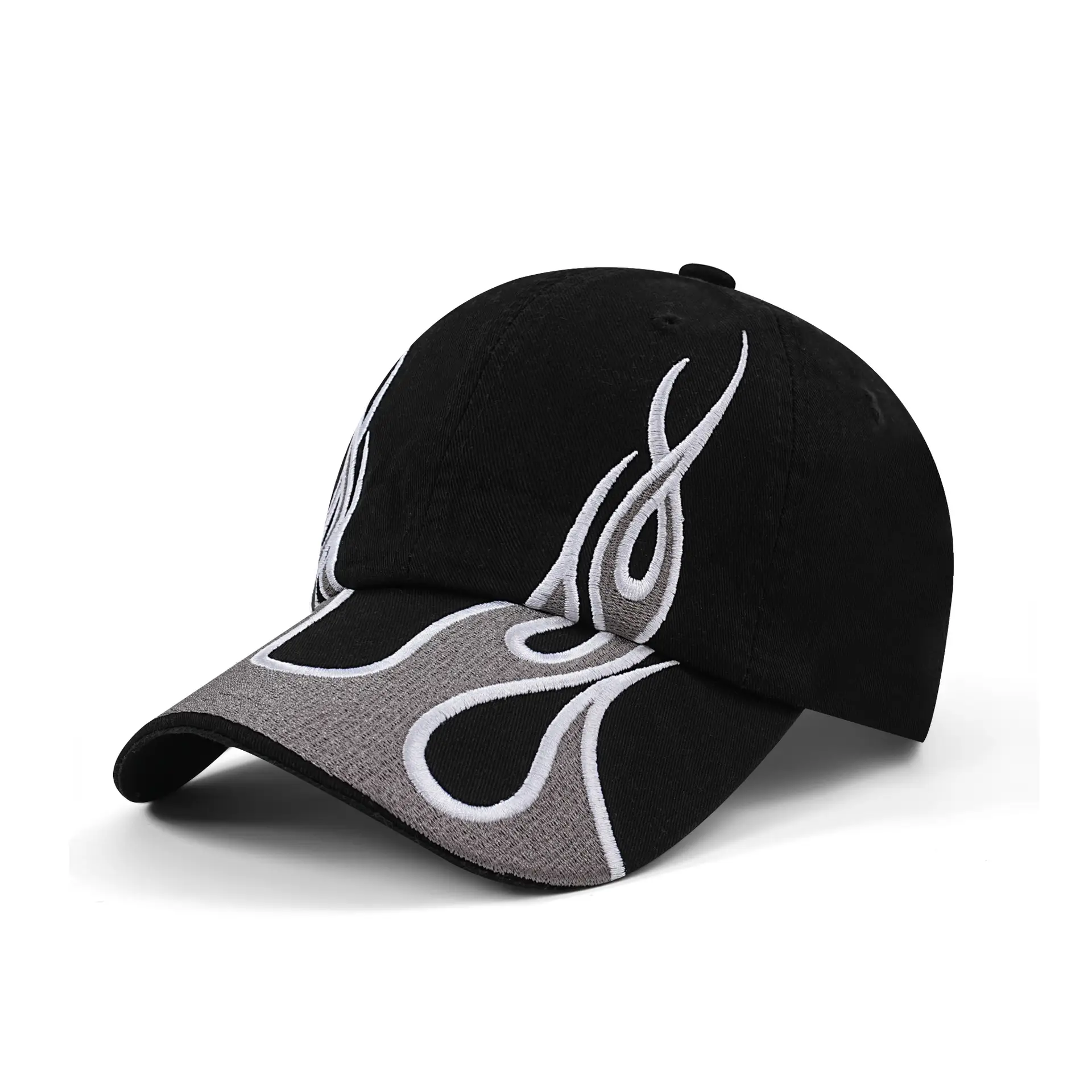 Texas Logo Baseball Cap Men Black Red White - Image 2