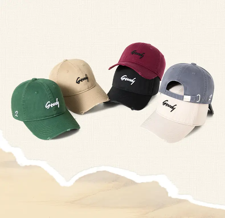American Retro Baseball Cap for Men Vintage Distressed Duckbill Sun Hat — feature 12