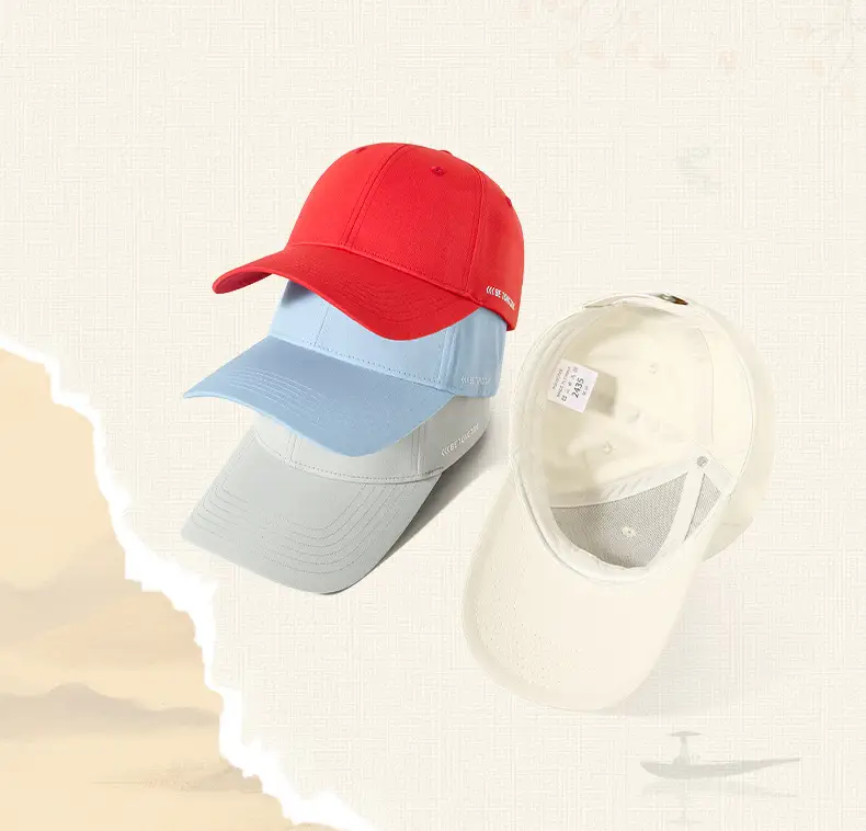 Men Beige Baseball Cap with Side Print — feature 8