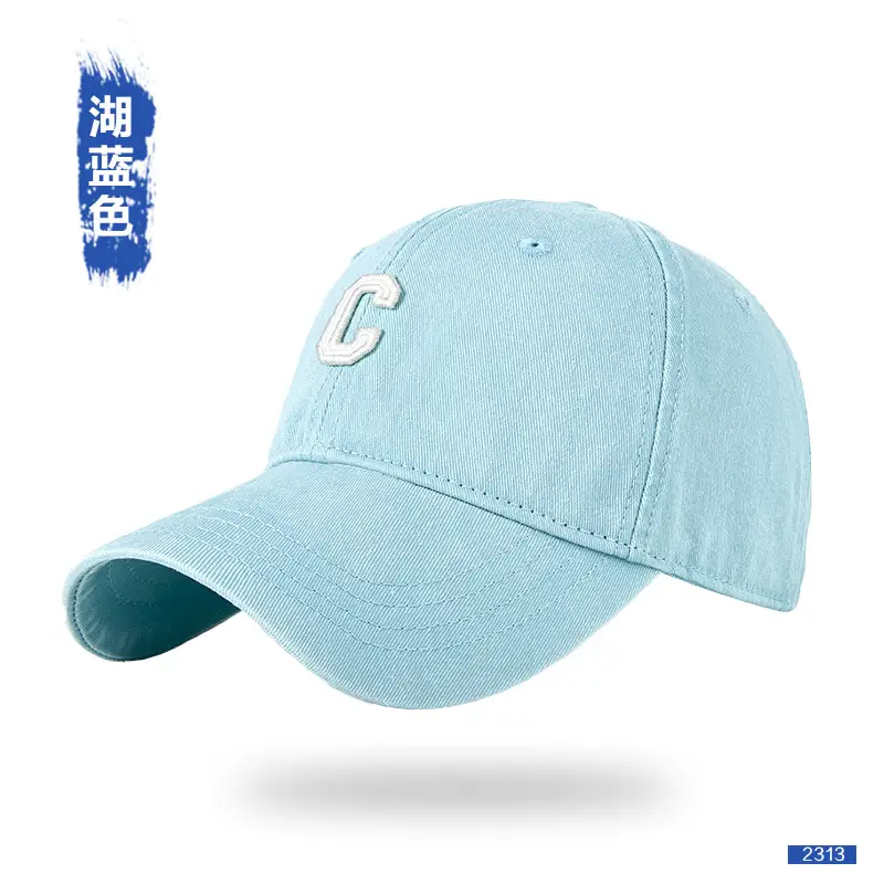 Men Purple C Logo Cap Washed Cotton - Image 10